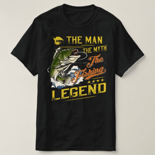 Het Man De Mmythe Vist Legend v4 T-shirt (Design voorkant)