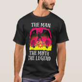 Het Man De Moth De Legende Mothman Folklore Creep T-shirt (Voorkant)