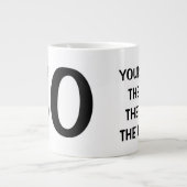 HET MAN DE MYTH DE LEGEND extra grote jumbomok Koffiekop (Voorkant)