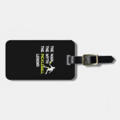 Het Man De Myth De Pickleball Legend Bagagelabel (Voorkant horizontaal)