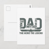 Het Man, de mythe, de dappere, de held, de legende Briefkaart (Voorkant / Achterkant)