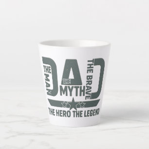 Het Man, de mythe, de dappere, de held, de legende Latte Mok