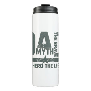 Het Man, de mythe, de dappere, de held, de legende Thermosbeker