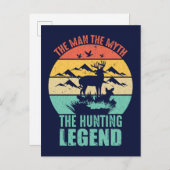 Het Man - de mythe - de jachtleger Briefkaart (Voorkant / Achterkant)