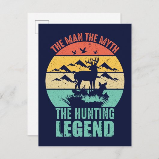 Het Man - de mythe - de jachtleger Briefkaart (Voorkant / Achterkant)