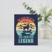 Het Man - de mythe - de jachtleger Briefkaart (Staand voorkant)