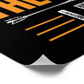 Het Man, de mythe, de jachtleger, de deer Cabin Poster (Hoek)