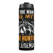 Het Man, de mythe, de jachtleger, de deer Cabin Thermosbeker (Voorkant)