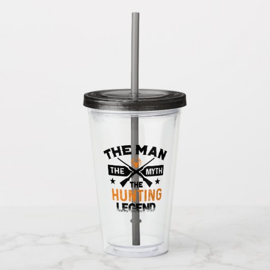 Het Man de mythe de jachtleger - Deer Acryl Drinkbeker (Voorkant)