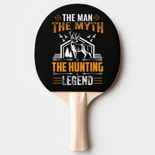 Het Man, de mythe, de jachtleger - Deer Cabin Tafeltennisbatje