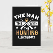 Het Man de mythe de jachtleger - Deer Kaart (Gele Bloem)