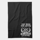 Het Man de mythe de jachtleger - kamp Theedoek (Verticaal)