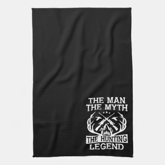 Het Man de mythe de jachtleger - kamp Theedoek (Verticaal)