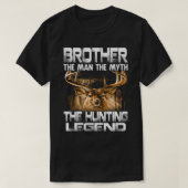 Het Man de mythe de jachtleger T-shirt (Design voorkant)