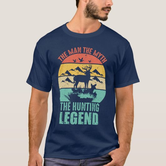 Het Man - de mythe - de jachtleger T-shirt (Voorkant)