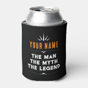 Het Man de mythe de Legend gepersonaliseerde naam Blikjeskoeler