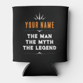 Het Man de mythe de Legend gepersonaliseerde naam Blikjeskoeler (Voorkant)