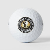 Het Man de mythe de Legend Golf valt Golfballen (Voorkant)