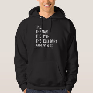 Het Man De Mythe De Legendarische Dierenverpleegku Hoodie