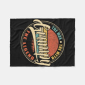 Het Man de mythe, de legendarische  retro Fleece Deken (Voorkant (Horizontaal))