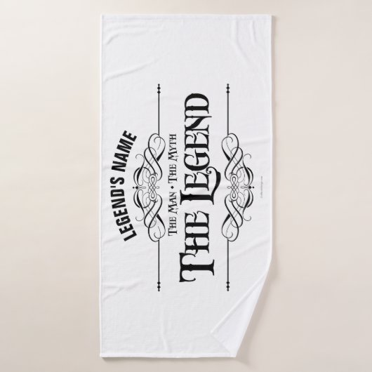 Het Man, de mythe, de legendarset Badhanddoek (Badhanddoek)