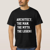 Het Man de mythe de legendart T-shirt (Voorkant)