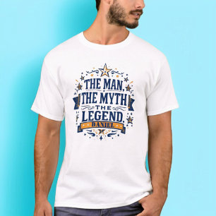 Het Man De mythe De legende   Aangepaste Vaderdag T-shirt