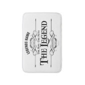 Het Man, de mythe, de Legende Bath Mat (Voorkant Verticaal)