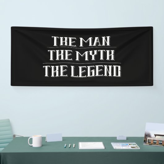 Het Man, de mythe, de Legende Birthday Banner (Beurs)