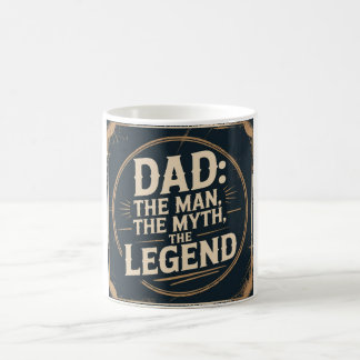 Het Man, de mythe, de legende - gedurfde Vintage Koffiemok