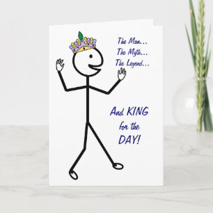 Het Man De mythe De legende - Happy Vaderdag Kaart