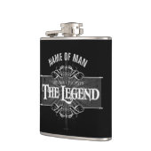 Het Man, de mythe, de legende Heupfles (Links)