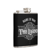 Het Man, de mythe, de legende Heupfles (Rechts)