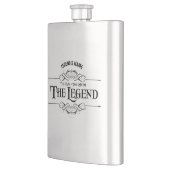 Het Man, de mythe, de legende heupfles (Links)