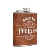 Het Man, de mythe, de legende Heupfles (Rechts)