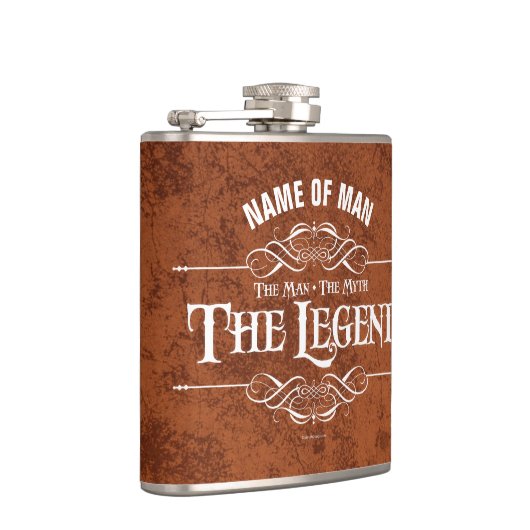 Het Man, de mythe, de legende Heupfles (Rechts)