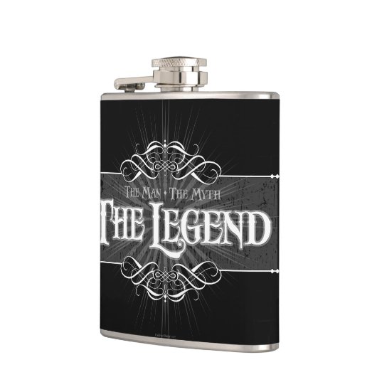 Het Man, de mythe, de legende Heupfles (Links)