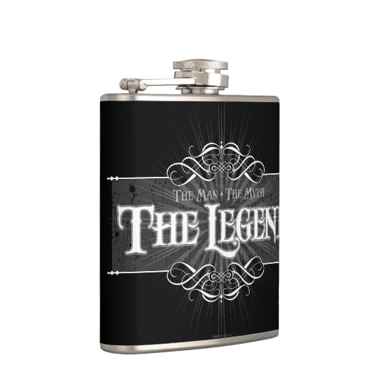 Het Man, de mythe, de legende Heupfles (Rechts)