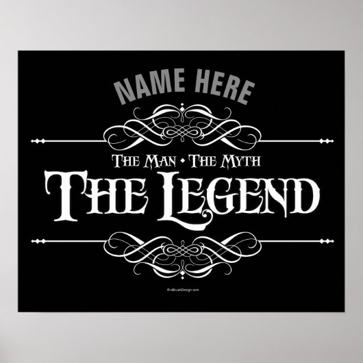 Het Man, de mythe, de legende Poster (Voorkant)