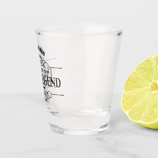 Het Man, de mythe, de legende Shot Glas (Rechts)