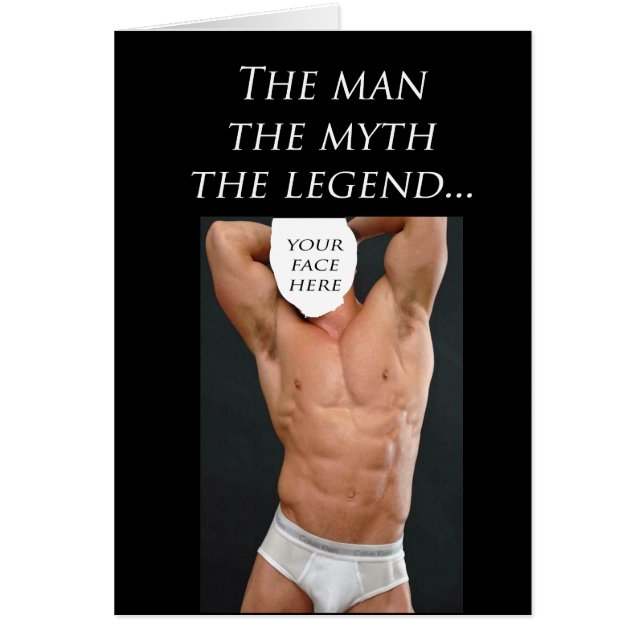 Het Man, de mythe, de Legende sjabloon (Voorkant)