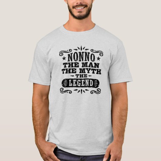 Het Man de mythe de legende T-shirt (Voorkant)