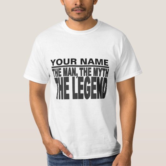 Het Man, de mythe, de legende T-shirt (Voorkant)