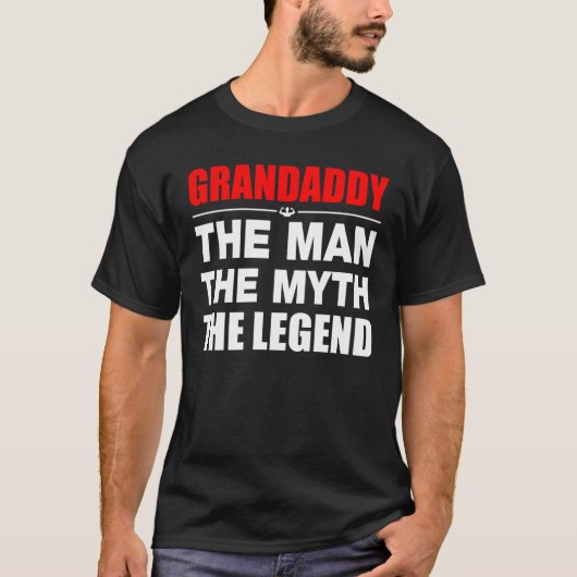Het Man de mythe de legende T-shirt (Voorkant)