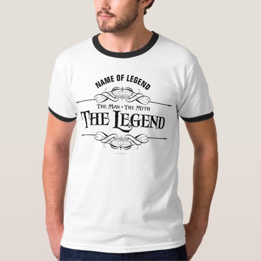 Het Man, de mythe, de legende T-shirt (Voorkant)