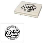 Het man, de mythe, de legende, vader, vader, vader rubberstempel (Gestempeld)