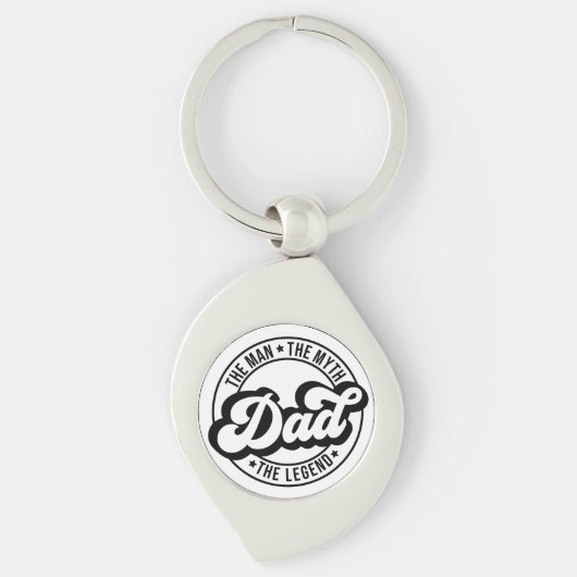 Het man, de mythe, de legende, vader, vader, vader sleutelhanger (Voorkant)