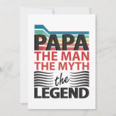 Het man, de mythe, de legende Vaderdag Kaart (Voorkant)