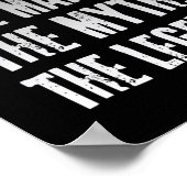 Het Man de mythe de legende Vaderdag Poster (Hoek)