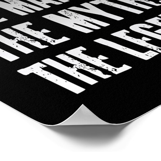 Het Man de mythe de legende Vaderdag Poster (Hoek)